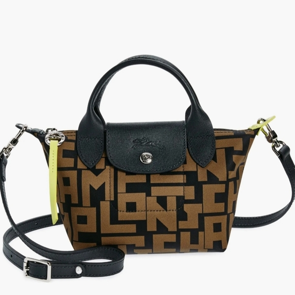 Longchamp Handbags - LONGCHAMP Logo Top Handle Crossbody Bag